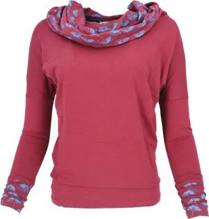 Guru-Shop Longsleeve Lockeres Longshirt aus Bio-Baumwolle,