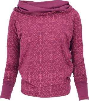 Guru-Shop Longsleeve Lockeres Longshirt aus Bio-Baumwolle,
