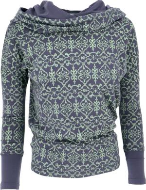 Guru-Shop Longsleeve Lockeres Longshirt aus Bio-Baumwolle,