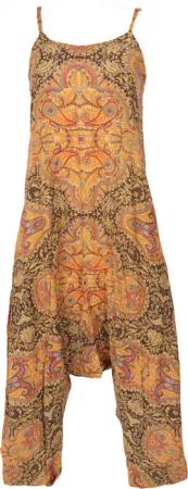 Guru-Shop Relaxhose Boho Jumpsuit, Sommer Pluderhose