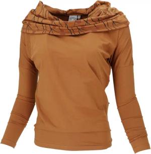 Guru-Shop Longsleeve Lockeres Longshirt aus Bio-Baumwolle,