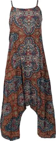 Guru-Shop Relaxhose Boho Jumpsuit, Sommer Pluderhose