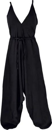 Guru-Shop Relaxhose Boho Jumpsuit, rückenfreie Sommer