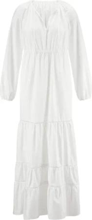 Hessnatur A-Linien-Kleid Brushed Popeline Relaxed aus
