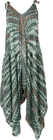 Guru-Shop Relaxhose Boho Batik Jumpsuit, Sommer