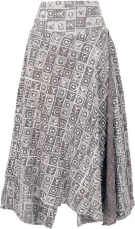 Guru-Shop Relaxhose Ethno Hosenrock, Boho Maxirock,