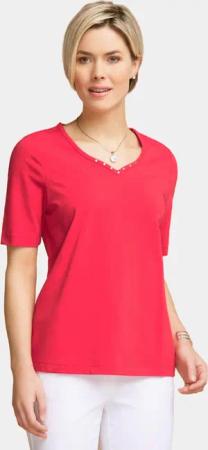 GOLDNER T-Shirt T-Shirt mit charmantem Ausschnitt