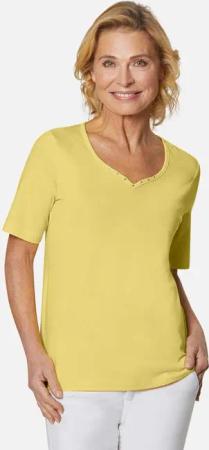 GOLDNER T-Shirt T-Shirt mit charmantem Ausschnitt