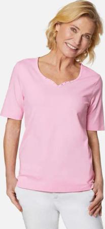 GOLDNER T-Shirt T-Shirt mit charmantem Ausschnitt
