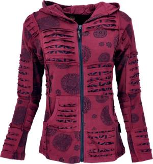 Guru-Shop Langjacke Goa Patchwork Jacke, Boho