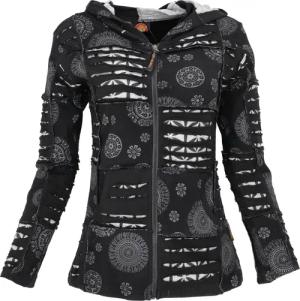 Guru-Shop Langjacke Goa Patchwork Jacke, Boho