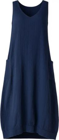 WENOR Sommerkleid Musselin Strandkleid Boho Look