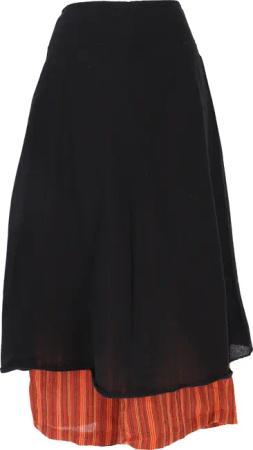 Guru-Shop Relaxhose Ethno Hosenrock, Boho Maxirock,