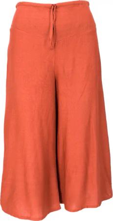 Guru-Shop Relaxhose Palazzohose, 7/8 Hosenrock, Boho