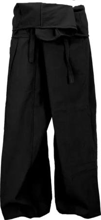 Guru-Shop Relaxhose Thai Fischerhose aus Baumwolle,