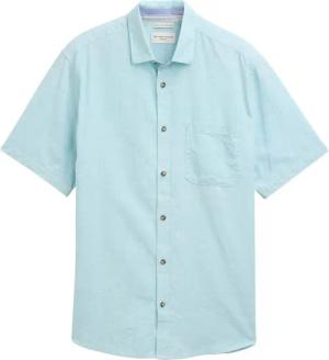 TOM TAILOR Kurzarmhemd COTTON LINEN SHIRT