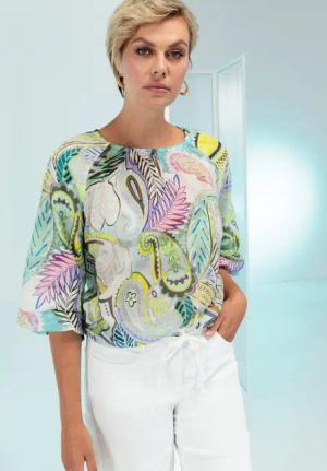 bianca Druckbluse RANA in sommerlichen Allover-Print