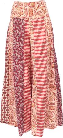 Guru-Shop Relaxhose Patchwork Palazzohose, Hippie chic