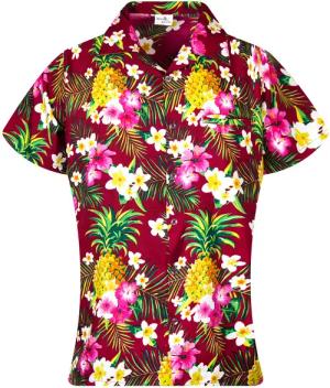 King Kameha Hawaiihemd Pineapple Flowers Funky