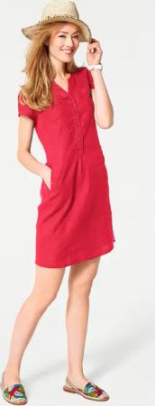 heine Etuikleid Leinenkleid