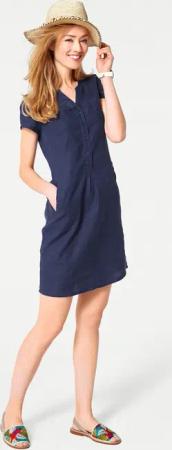 heine Etuikleid Leinenkleid