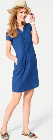 heine Etuikleid Leinenkleid