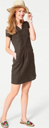 heine Etuikleid Leinenkleid