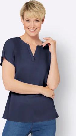 Sieh an! Klassische Bluse Schlupfbluse