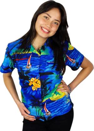 King Kameha Hawaiihemd Surf Funky Hawaiibluse