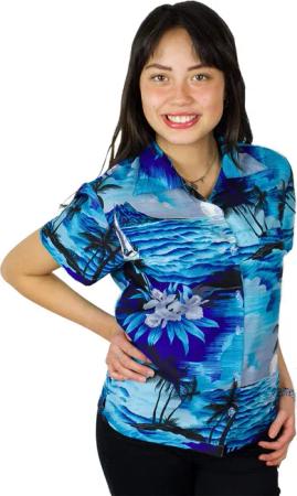 King Kameha Hawaiihemd Surf Funky Hawaiibluse