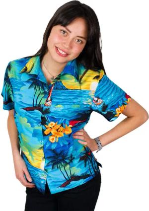 King Kameha Hawaiihemd Surf Funky Hawaiibluse