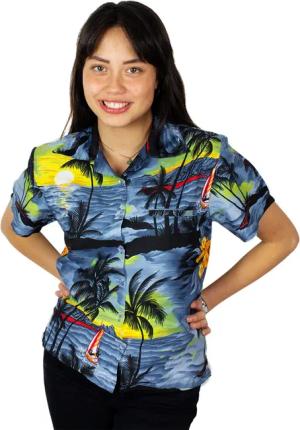 King Kameha Hawaiihemd Surf Funky Hawaiibluse