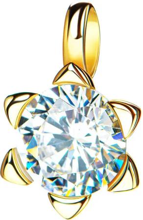 JEVELION Kristallanhänger Zikonia-Stern Anhänger 585 Gold