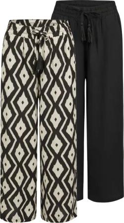 DENIMFY Chinohose Damen Palazzo Hose DFKate