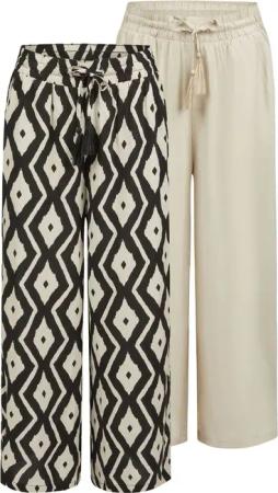 DENIMFY Chinohose Damen Palazzo Hose DFKate