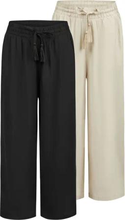 DENIMFY Chinohose Damen Palazzo Hose DFKate