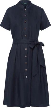 Luis Steindl Trachtenkleid Halbarm-Kleid mit Biesen