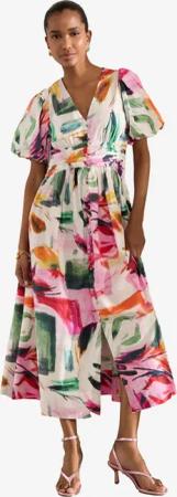 Next Maxikleid Festliches Maxikleid mit Puffärmeln