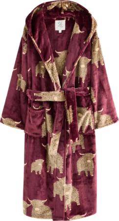 Next Damenbademantel Morgenmantel, Hamish, Polyester