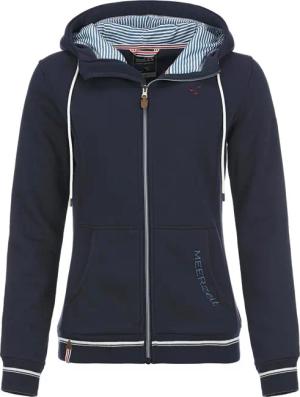 modAS Fleecejacke Damen Strickjacke Meerzeit mit