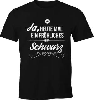 MoonWorks Print-Shirt Herren T-Shirt Ja heute