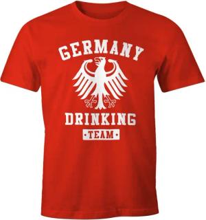 Print-Shirt Deutschland Herren T-Shirt Germany Drinking