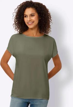 heine Klassische Bluse Kurzarmbluse