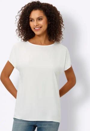heine Klassische Bluse Kurzarmbluse