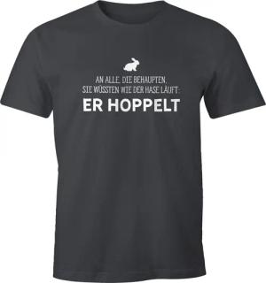 MoonWorks Print-Shirt Herren T-Shirt Spruch an