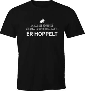 MoonWorks Print-Shirt Herren T-Shirt Spruch an