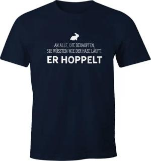 MoonWorks Print-Shirt Herren T-Shirt Spruch an