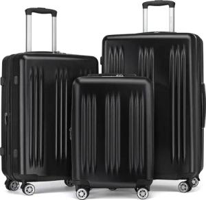 KONO Koffer Handgepäck-Trolley, Ultraleichter Hartschalenkoffer
