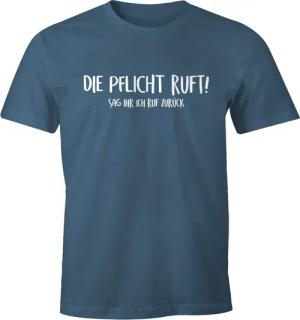 MoonWorks Print-Shirt Herren T-Shirt Die Pflicht