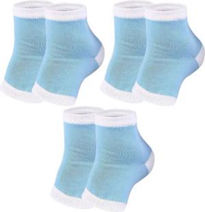 Refttenw Funktionssocken Feuchtigkeitsspendende Gel-Fersensocken zur Fußpflege,
